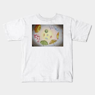 Umbrella Vortex Watercolour Painting Kids T-Shirt